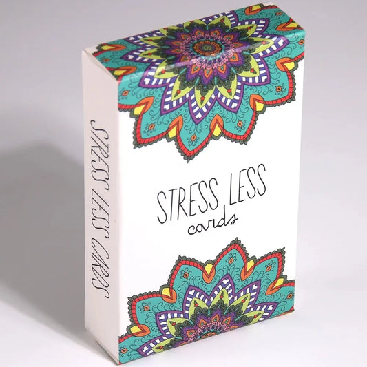 Stress Less Cards - 50 Mindfulness Meditation Exercises to Relieve Stress and Anxiety